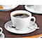 Kaffeetassen-Set BISTRO, 6 Tassen & Untertassen, jeweils 0,2 l, H 65 mm, Porzellan, weiß