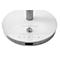Kamome Living Standventilator, mit Fernbedienung, Ø 300 mm, Höhe 570-1000 mm, Luftstrom bis 17 m, weiss/silber