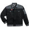 KANSAS® Bundjacke Color, schwarz/grau