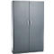 Kantoorkast, 5 OH, afsluitbaar, met opliggende deuren, B 1200 mm, basaltgrijs