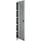 Kantoorkast, 5 OH, afsluitbaar, met opliggende deuren, B 800 mm, blank aluminium