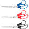 Kantoorschaar WESTCOTT® 200 mm, zwart/blauw/rood