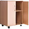 Kantoorwagen met 2 vleugeldeuren, gemelamineerd hout, B 530 x D 400 x H 720 mm, , beuken