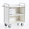 Kantoorwagen met zijwanden en achterwand, 800 x 490 mm, draagvermogen 150 kg