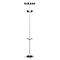Kapstok Paperflow®, 12 haken, met parapluhouder &amp; lekbak, B 350 x D 350 x H 1750 mm, staal, wit-zwart
