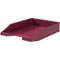 KARMA brievenbakje, DIN A4/C4, kunststof, stapelbaar, stevig, B 255 x D 348 x H 65 mm, eco-rood