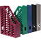 KARMA tijdschriftenmap, DIN A4/C4, 100% gerecycled materiaal, B 76 x D 246 x H 315 mm, H voorkant: 148 mm, eco-groen