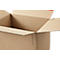 Kartonnen dozen met automatische bodem, A3, dubbele bodem, zelfklevende sluitstrip, bruin, 10 stuks