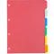 Kartonregister Schäfer Shop Select, 1er Pack, 4-fach Lochung, 160 g/qm Recyclingkarton, 6-teilig