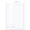 Kassabericht A4 hoch 2x40 Blatt netto