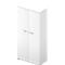 Kast ARLON OFFICE, 5 ordnerhoogten, afsluitbaar, B 900 x D 450 x H 2000 mm, wit/wit
