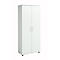 Kast, hout, 4 legborden, 5 ordnerhoogten, B 800 x D 400 x H 1877 mm, afsluitbaar, lichtgrijs 