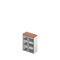 Kast met glazen deuren ARLON OFFICE, 3 ordnerhoogten, deuren met frame, B 900 mm, noot