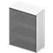 Kast met glazen deuren ARLON OFFICE, 3 ordnerhoogten, glazen deur met omlijsting, B 900 x D 450 x H 1232 mm, wit/wit