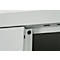 Kast MSI 2609 - stalen - B 950 x D 600 x H 1935 mm - blank aluminium en antracietgrijs - ons merk Schäfer Shop Select 