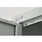 Kast MSI 2609 - stalen - B 950 x D 600 x H 1935 mm - blank aluminium en antracietgrijs - ons merk Schäfer Shop Select 