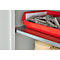 Kast MSI 2609 - stalen - B 950 x D 600 x H 1935 mm - blank aluminium en antracietgrijs - ons merk Schäfer Shop Select 