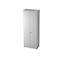 Kast TOPAS LINE, Garderobekast, 6 ordnerhoogten, B 800 mm, lichtgrijs