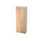 Kast TOPAS LINE, Garderobekast, 6 ordnerhoogten, B 800 mm, wit/wilde eikenpatroon