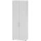 Kasten Breno, 6 OH, afsluitbaar, 28 kg per plank, B 800 x D 420 x H 2156 mm, lichtgrijs/lichtgrijs