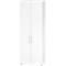 Kasten Breno, 6 OH, afsluitbaar, 28 kg per plank, B 800 x D 420 x H 2156 mm, wit/wit