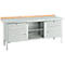 Kastenwerkbank Schäfer Shop Select PW 200-0, ESD, Buche Multiplexplatte, mit Stahlabdeckung, bis 750 kg, B 2000 x T 700 x H 840 mm, Lichtgrau
