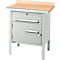 Kastenwerkbank Schäfer Shop Select PWi 75-0, Buche Multiplexplatte, mit Stahlkante, bis 750 kg, B 750 x T 700 x H 840 mm