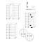 Kastverbinders, voor Tetris Wood kastensysteem, 5 stuks