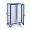 Kastwagen met ESD-roosterwanden met cilinderslot, 1215 x 800 mm