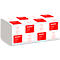KATRIN Z-gevouwen handdoeken, wit, 2-laags, 2 x 18 g/m², 244 x 230 mm, in een handige verpakking, 4000 stuks