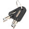 Kensington 3-in-1 Laptopschloss, passend für Standard T-Bar, Nano oder Wedge-Shaped Sicherheitsslots, 1,8 m Kabel