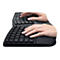 Kensington Pro Fit Ergo Wireless Keyboard - Tastatur - kabellos - 2.4 GHz, Bluetooth 4.0 - Deutsch - Schwarz