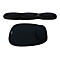 Deux tapis de souris ergonomiques noirs et repose-poignets de Kensington.