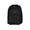 Sac à dos noir avec plusieurs compartiments et fermetures éclair, logo Kensington.