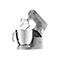 Graue Kenwood Titanium Chef Baker XL Küchenmaschine mit Edelstahlschüssel und Rühraufsatz.