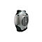 Keramik Heizlüfter CERAMICO LYON, 1100/1800 W, 2 Heizstufen & 1 Ventilationsstufe, oszillierend, B 190 x T 120 x H 260 mm, silber-grau