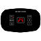 Keramische luchtverhitter MERSIN, 2000 W, 3 warmtestanden, horizontale oscillatie, LCD touch-functie, 12 uurs timer, afstandsbediening, zwart-wit