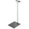 KERN badkamerweegschaal MPK 200K-1P, weegvermogen tot 250 kg, glazen weegplaat, voet, AUTO-OFF functie, omschakelen tussen eenheden, B 350 x D 370 x H 960 mm, zwart/wit