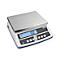 Kern FCD-3K-3 tafelweegschaal, weegvermogen tot 3 kg, RS-232 interface, batterijvoeding, B 300 x D 230 x H 12,5 mm, roestvrij staal &amp; kunststof, zilver