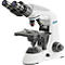 KERN Microscope à lumière transmise OBE-122, binoculaire, lentilles achromatiques 4/10/40 x, oculaire HWF 10 x 18 mm, puissance d'éclairage 3 W, alimentation secteur/USB, blanc