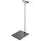 KERN Personenwaage MPL 200K-1P, BMI-Funktion, Wägebereich bis 250 kg, Glaswägeplatte, Stativ, AUTO-OFF-Funktion, Einheitenumschaltung, B 350 x T 350 x H 960 mm, schwarz/weiß