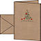 Kerstkaarten Sigel 'Kerst met appels', incl. enveloppen, DIN A6, 10 stuks, bruin kraftpapier
