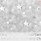 Kerstkaarten Sigel Rose Star, 10 stuks, incl. enveloppe, zilver/blauw reliëf, glanzend karton, DIN A6