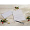 Kerstmotiefkaart 'Rode en witte kerst met donker hout', DIN lang (2/3 A4), 250g/m², 25 stuks, wit karton, inkjet &amp; laserprinter