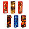 Kerstpakketzakjes TSI serie 8, voor flessen, 6 verschillende motieven, met hengselkoord, B 120 x D 80 x H 360 mm, geassorteerde kleuren, 12 st.