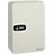 Beige key safe with combination lock.