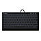 KeySonic KSK-5011ELC - Tastatur - Super-Mini - hinterleuchtet - USB - QWERTZ