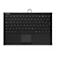 KeySonic KSK-5211ELU - Tastatur - Mini - mit 2-Tasten-Touchpad - hinterleuchtet - USB