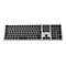 KeySonic KSK-8023BTRF - Tastatur - volle Größe - kabellos - 2.4 GHz, Bluetooth 4.0 - QWERTZ
