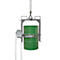 Kiepbak BAUER FD-SK met ketting, staal, B 1020 x D 650 x H 1010 mm, grijs